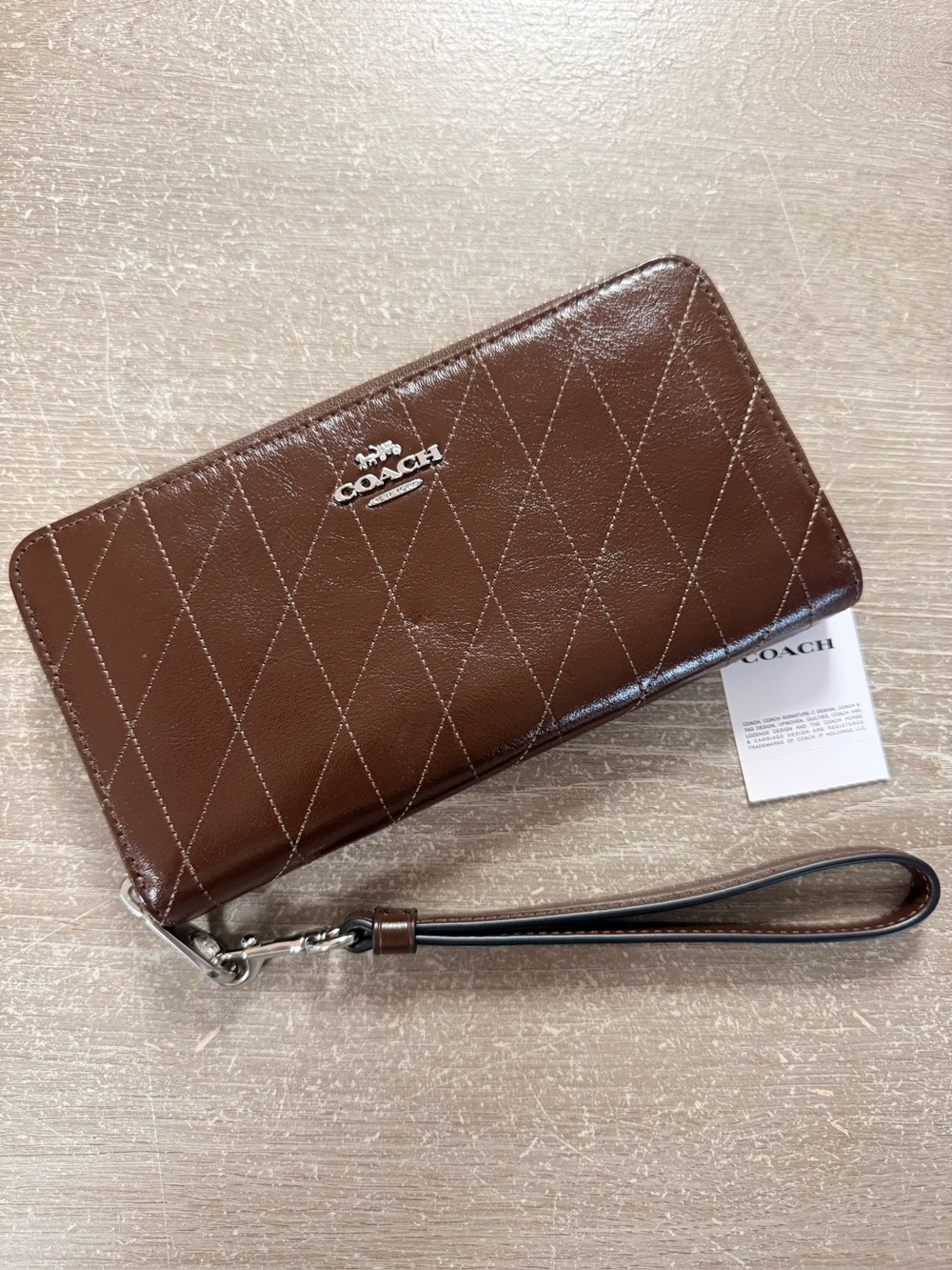 Coach NWT Long Zip Around Wallet